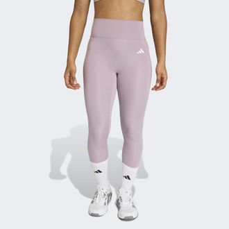 adidas Trainingstights ADIDAS PERFORMANCE OPTIME ESSENTIALS 7/8-LEGGINGS, OHNE VORDERNAHT, Damen, Gr. XXL, N-Gr, preloved fig, normal, gr., Obermaterial: 85%
