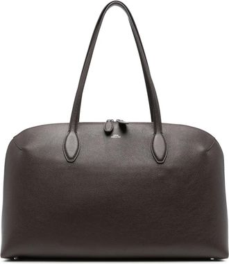 Toteme Borsa tote in pelle - Marrone