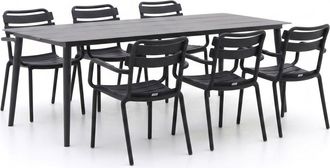 Forza Furniture Forza Vico/Sora 220cm dining tuinset 7-delig stapelbaar