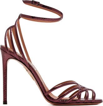 Aquazzura 105mm strappy sandals - Red