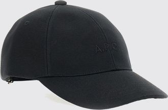 A.P.C. A. P.C. Cappello da baseball in cotone con logo ricamato a contrasto
