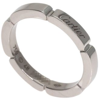 Cartier White Gold White Gold (18K) Band Ring (Pre-Owned)