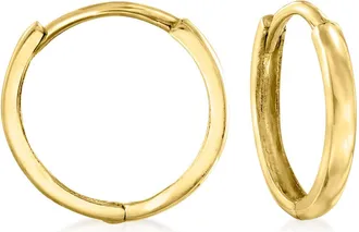 Canaria Canaria Italian 10kt Yellow Gold Petite Huggie Hoop Earrings