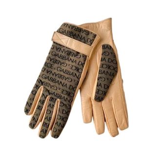 Dolce & Gabbana Guanti in pelle Pre-owned - - Pre-owned - Donna - Beige - ONE SIZE