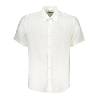 North Sails Short Sleeve Shirt White Embroidered Logo