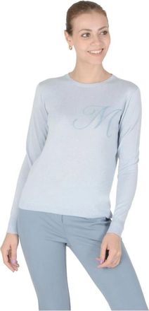 Dee Ocleppo Dames, Truien, Blauw, Maat: S Zijde