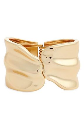 Open Edit Bold HInge Bracelet in Gold at Nordstrom