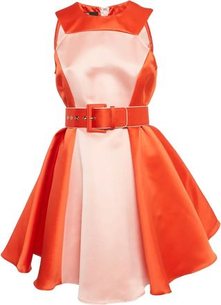 Elisabetta Franchi Pre-owned ceintuur mini-jurk - Oranje