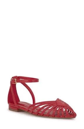 Jessica Simpson Eulean Ankle Strap Sandal in Red Muse03 at Nordstrom Rack, Size 5.5