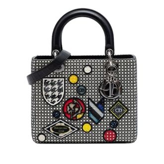 Dior Pre-owned Lady Handbag - Dames - Pre-owned - Veelkleurig - Maat: ONE Size Leer