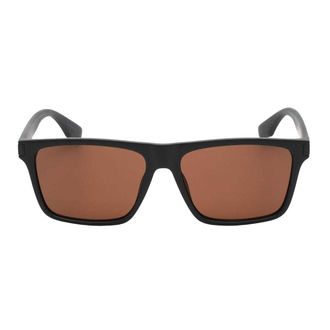 Calvin Klein Heren CK20521 410 Matte Zonnebril (Marine / Bruin)