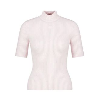 Courr&egrave;ges Top a coste Reedition - - Knitwear - Donna - Rosa - M