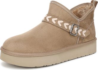 Blowfish Womens Mokolo Pull-On Ankle Boot, Taupe Brown Faux Suede, Medium Fit, UK 6.5