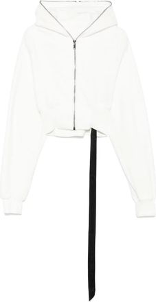 Rick Owens Collage Gimp hoodie - women - Organic Cotton - M - White