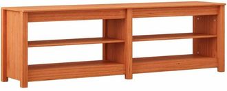 vidaXL Vidaxl - Banco Para Zapatos Con Estante Marr&oacute;n Cera 160 X 36.5 X 50 Cm