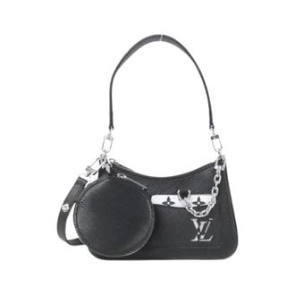 Louis Vuitton Pre-owned Marellini Epi Calf Shoulder Bag - Dames - Pre-owned - Zwart - Maat: ONE Size Leer