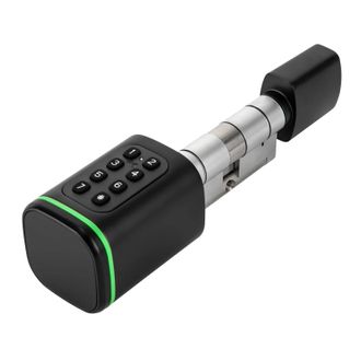 OEM Cilindro De Cerradura Inteligente, M&uacute;ltiples Opciones De Desbloqueo, Construcci&oacute;n Duradera, Color Negro