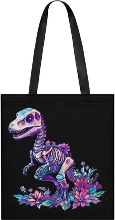 Generic Skeleton Dinosau Bones Tote Bag for Women Men Shoulder Bags Purses Pouch Handbags