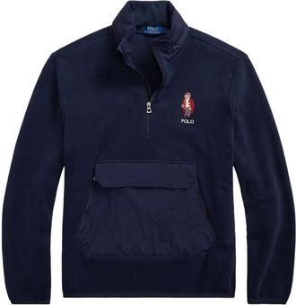 Polo Ralph Lauren Felpa con motivo Polo Bear - Blu