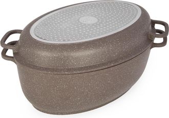 KASANOVA Rostiera ovale 38x26 cm I Giganti design marrone