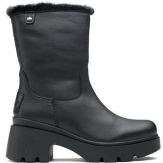 Panama Jack Womens Priya Boots - Black Leather - Size UK 7
