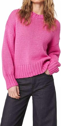 John & Jenn Beckett Sweater In Hot Cosmos
