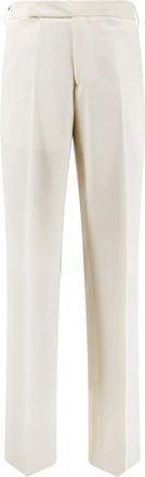 Lardini Broeken, Heren, Wit, XL, Wol, Pure Virgin Wool Broeken