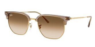 Ray-Ban RB4416 New Clubmaster 691851 Mens Sunglasses Brown Size 51