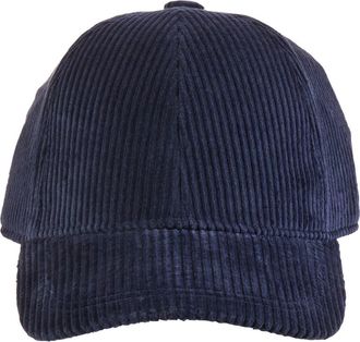 Bruno Magli Wide Wale Corduroy Baseball Cap in Navy at Nordstrom Rack, Size Large/x-Large