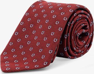 Ferragamo Cravatta Cairo in seta - FERRAGAMO - gender_Man