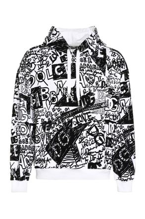 Dolce & Gabbana Printed Cotton Hoodie