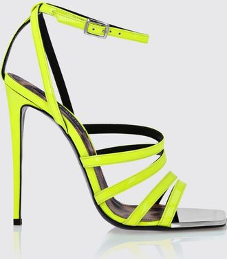 Philipp Plein Sandali in pelle verniciata con tacco alto a spillo