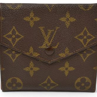 Louis Vuitton Brown Monogram Monogram Wallet (Bi-Fold) (Pre-Owned)