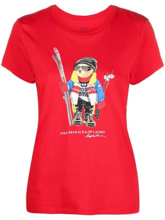 Polo Ralph Lauren T-shirt con stampa - Rosso