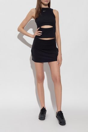 Nike Top With Z Logo, Womens, Black