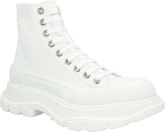 Alexander McQueen Alexander Mcqueen Womens Canvas Tread Slick Boot, Never Worn (Authentic Pre- Loved)