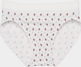 Miiyu Womens Microfibre high-cut high-waist Hipster Panties Nylon