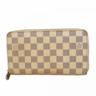Louis Vuitton White Long Wallet (Bi-Fold) (Pre-Owned)