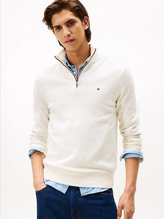 Tommy Hilfiger Half-Zip Jumper With Cashmere