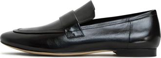 Cesare Gaspari Loafers met blokhak Diana - Dames - Loafers - Zwart - 37 EU - Leer - Schoenen