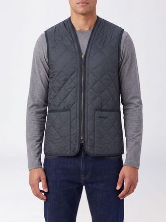 Barbour Gilet trapuntato in nylon impermeabile con fodera interna in pile e chiusura a zip
