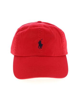 Polo Ralph Lauren Logo baseball cap in red