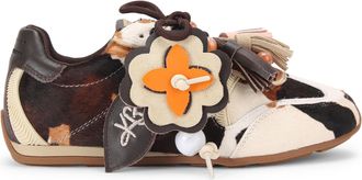 Kurt Geiger Womens Suede Lennon Sneakers - White - Size UK 4