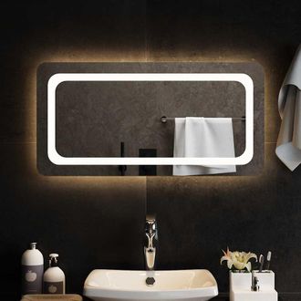 vidaXL Espejo De Ba&ntilde;o Con Led 80x40 Cm Vidaxl
