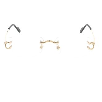 Cartier Optisch montuur - unisex - Accessoires - Geel - Maat: ONE Size