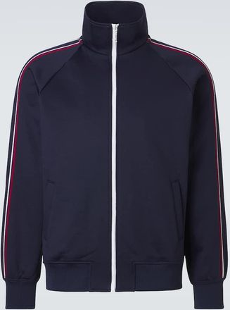 Saint Laurent Cotton-blend track jacket