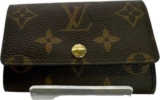 Louis Vuitton Pre-owned Accessories, female, Brown, Size: ONE SIZE Pre-owned Canvas key-holders