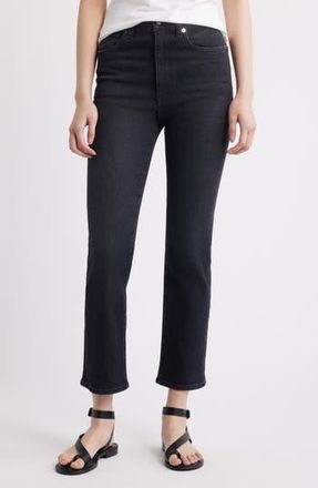 Frame Denim The Pencil Crop High Waist Ankle Slim Straight Leg Jeans in Ultra at Nordstrom Rack, Size 29