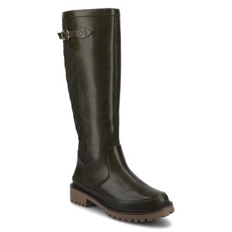 Journee Collection Womens Zemmie Knee High Casual Quilted Boots