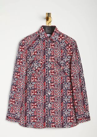 Doppiaa Aariosto Printed Western Shirt
